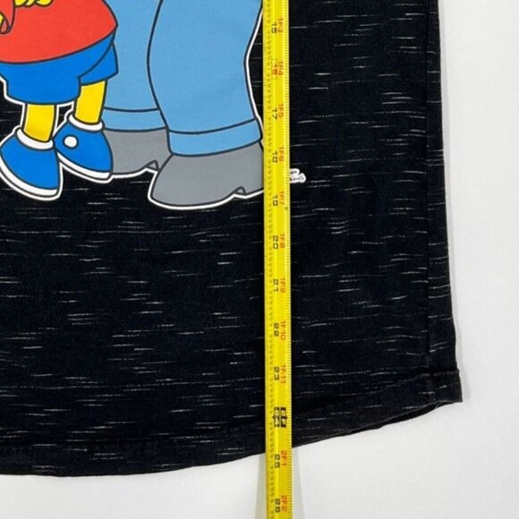 VTG 90s Y2K Homer Simpson Bart Simpson Vinyl Graphic T-Shirt Womens S - Picture 8 of 9